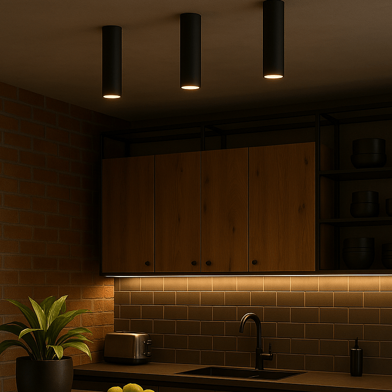 Lámpara de Plafón 1 luz Minimalista Milano T15