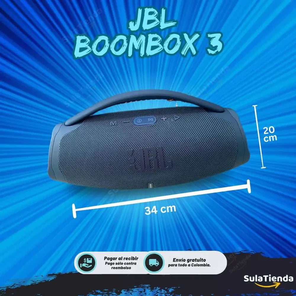 ÚLTIMA OFERTA BOOMBOX 3 SUPER PREMIUM IMPORTADO 34cmx20cm - Nueva Promoción 2025
