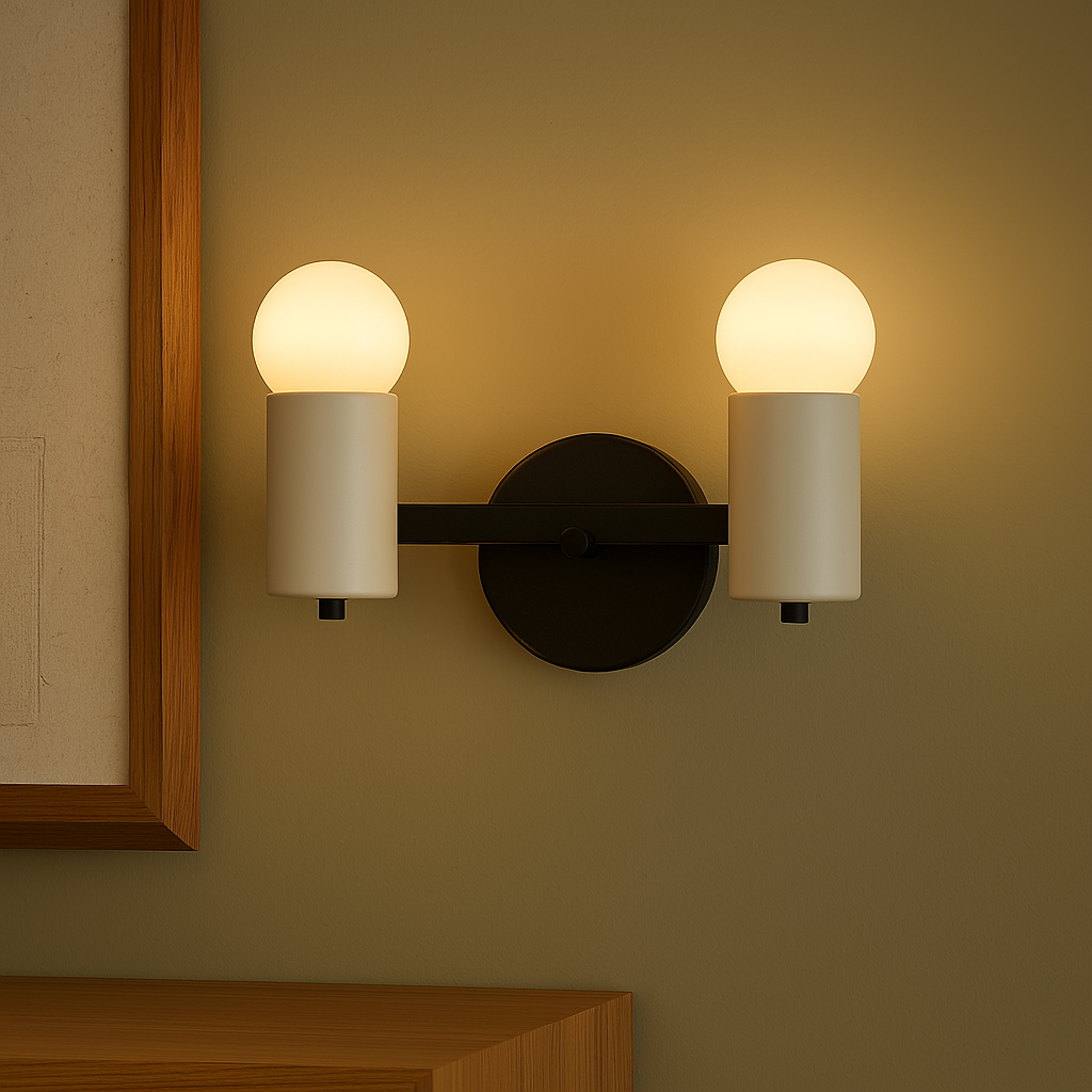 Lámpara Spot 2 Luces Moderna para techo o pared Bento