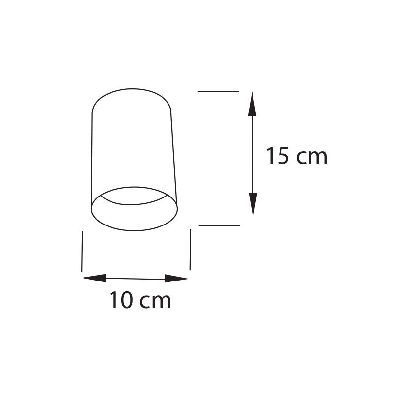 Lámpara Plafón 1 Luz Industrial para techo Nova Par30