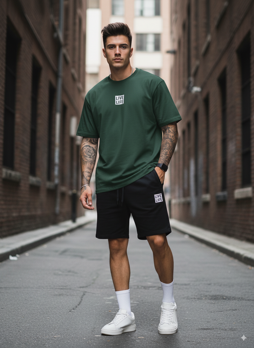 Camisas Pantalonetas Oversize