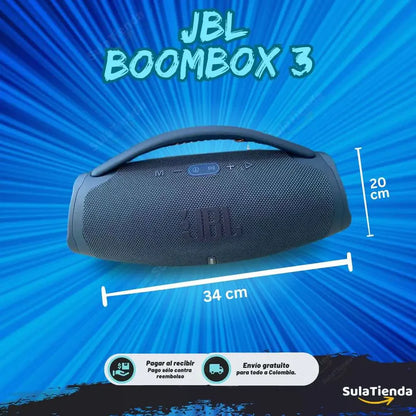 ÚLTIMA OFERTA BOOMBOX 3 SUPER PREMIUM IMPORTADO 34cmx20cm - Nueva Promoción 2025