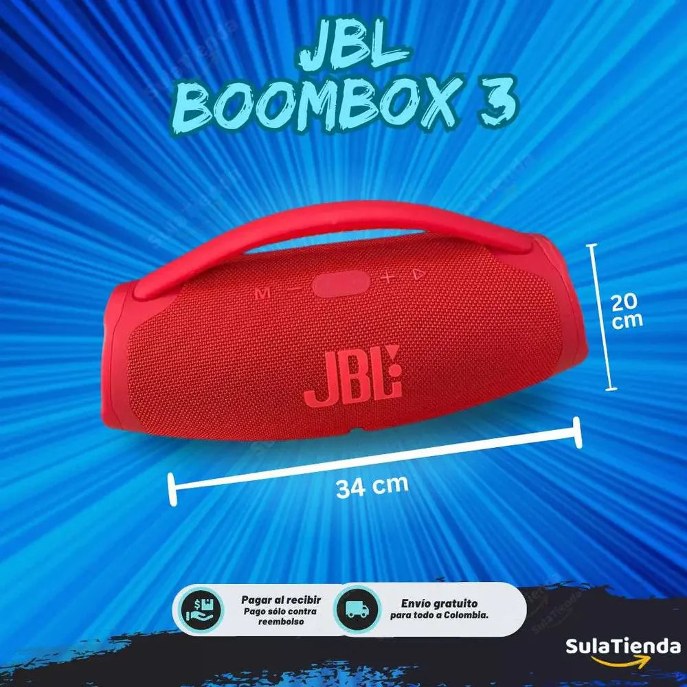 ÚLTIMA OFERTA BOOMBOX 3 SUPER PREMIUM IMPORTADO 34cmx20cm - Nueva Promoción 2025