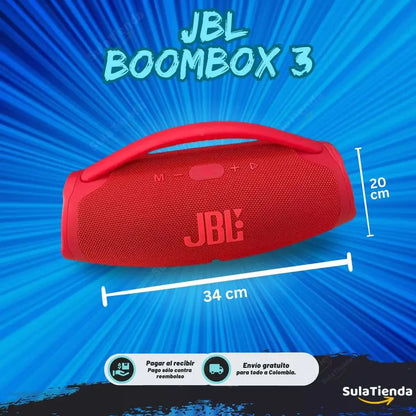 ÚLTIMA OFERTA BOOMBOX 3 SUPER PREMIUM IMPORTADO 34cmx20cm - Nueva Promoción 2025