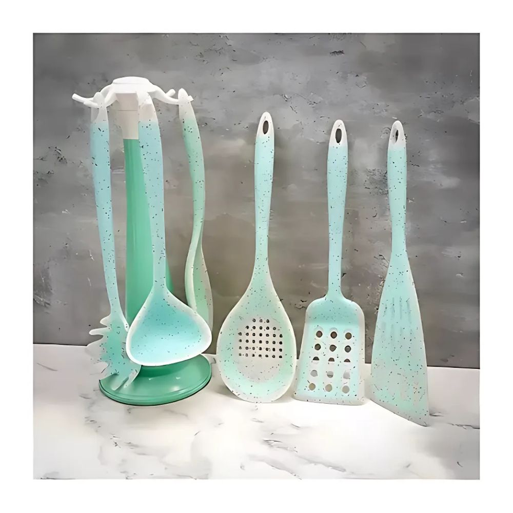 Juego Utensilios Cocina Silicona Base