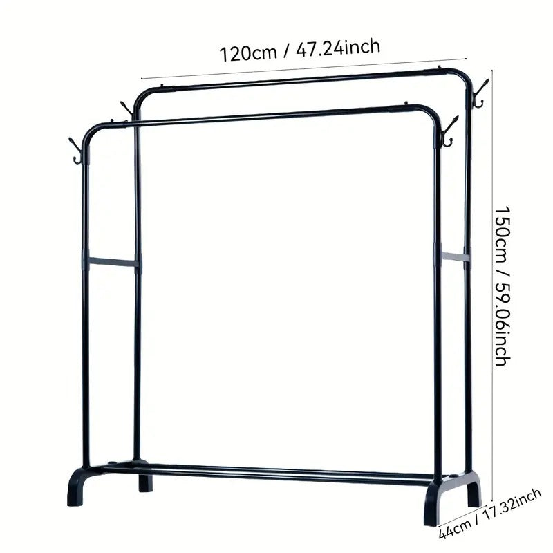 Organizador De Ropa De Piso 2 Niveles